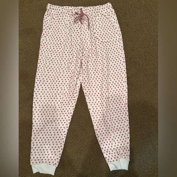 Roller Rabbit Pants - Roller Rabbit pink heart sweatpants size L